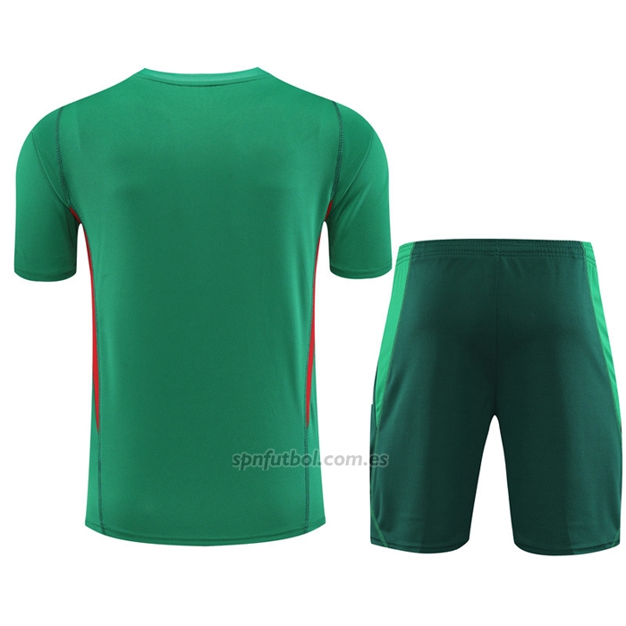 Chandal del Mexico Manga Corta 2023-2024 Verde - Pantalon Corto